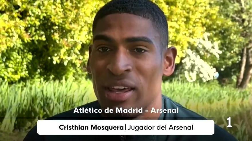 Cristhian Mosquera habla antes del partido de la Champions