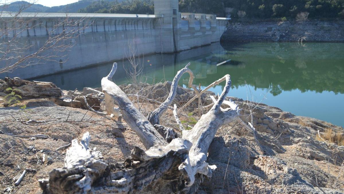 L’estat del pantà de Darnius Boadella és cada cop més preocupant