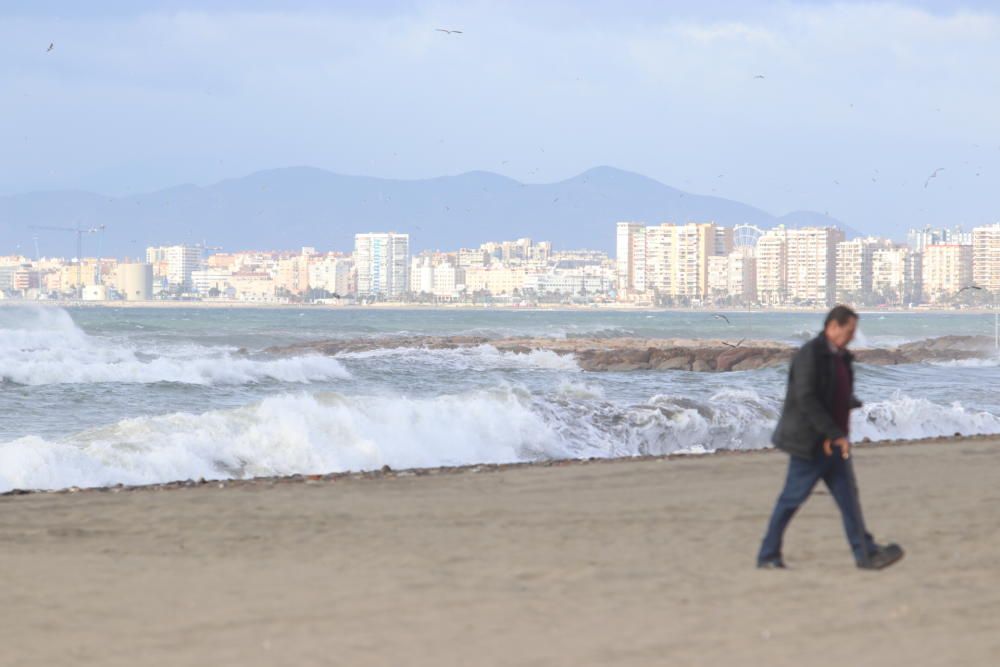 La Aemet ha activado para toda la provincia el aviso por fuertes vientos, que podrán alcanzar los 80km/h, y oleaje durante este miércoles por los efectos de la borrasca Bruno.