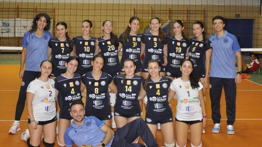 Buen estreno del voleibol extremeño con triunfos de Almendralejo y Metlen Cáceres