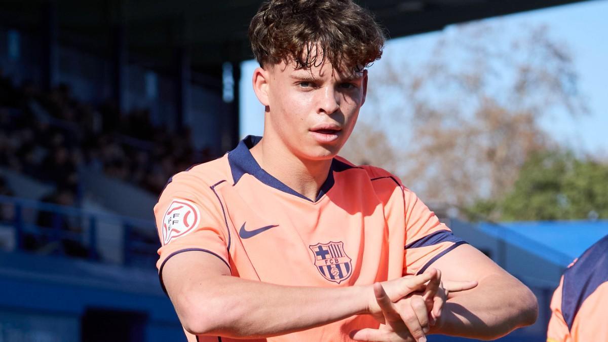 Orian Goren celebró así su golazo al Espanyol