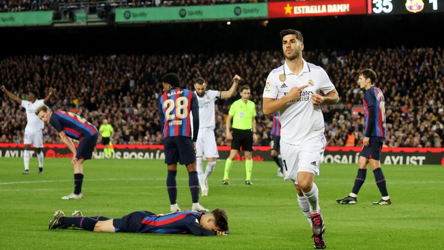 ¿Está bien anulado el gol de Asensio? Así se trazan las líneas del VAR en un fuera de juego
