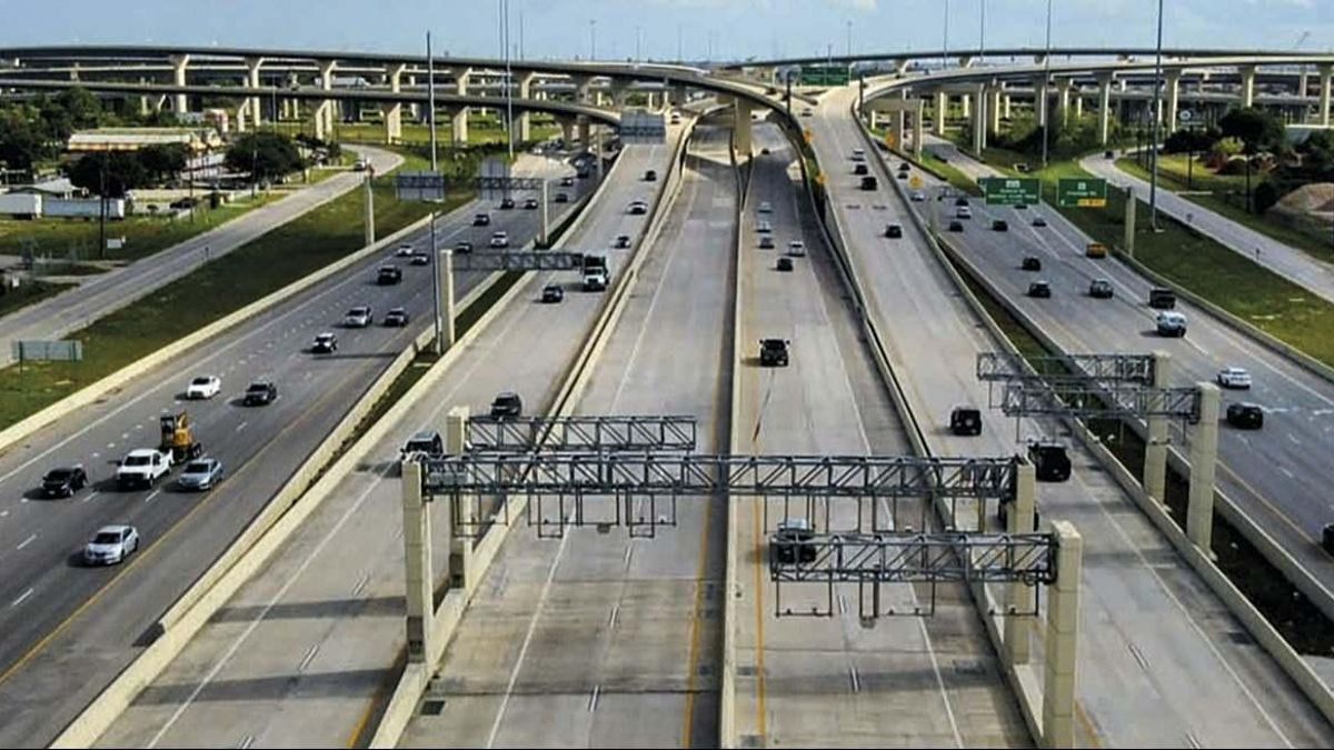 Imagen de la autopista de Texas (EEUU)