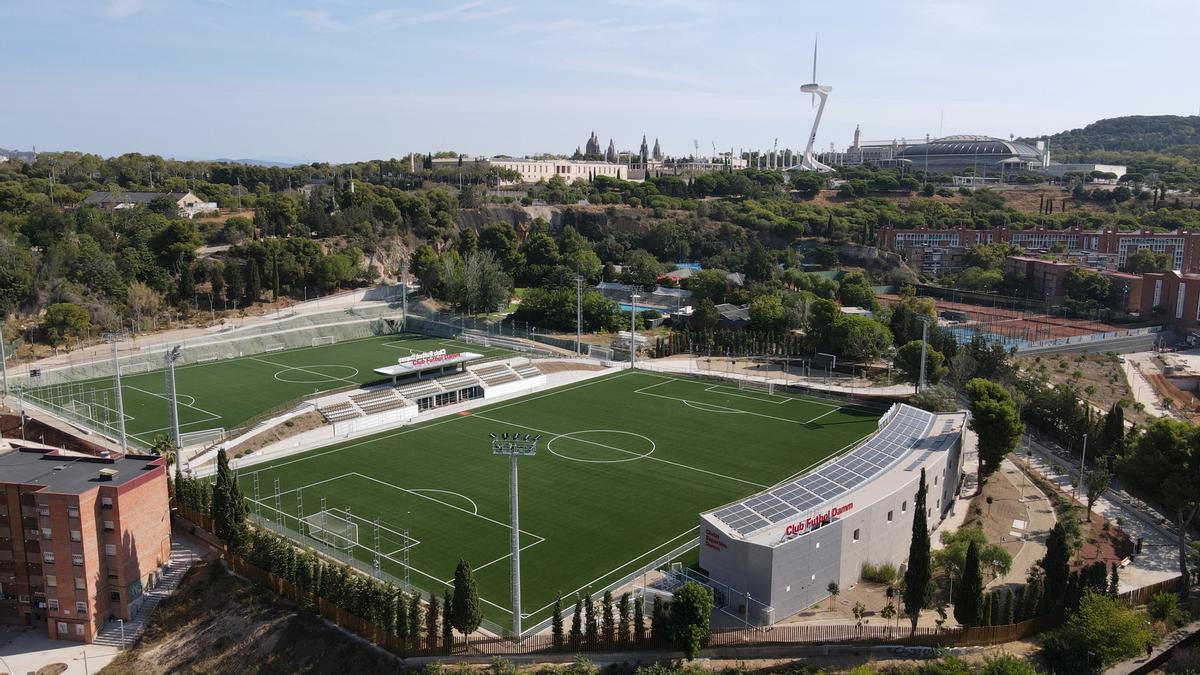 Instalaciones de la Ciutat Esportiva Damm, donde se realizará el campamento.