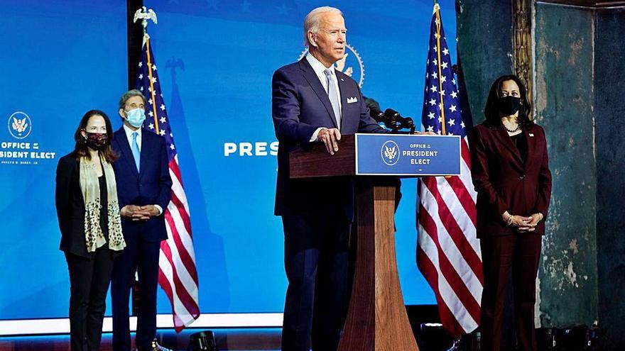 Joe Biden, en la presentació del seu equip de govern.