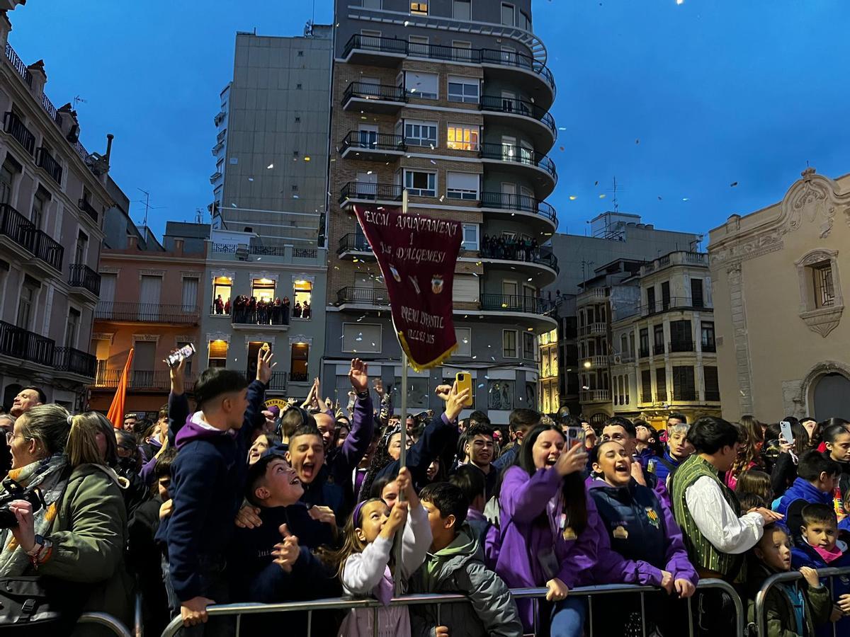 Celebración de la entrega de los premios a mejores fallas de Algemesí.