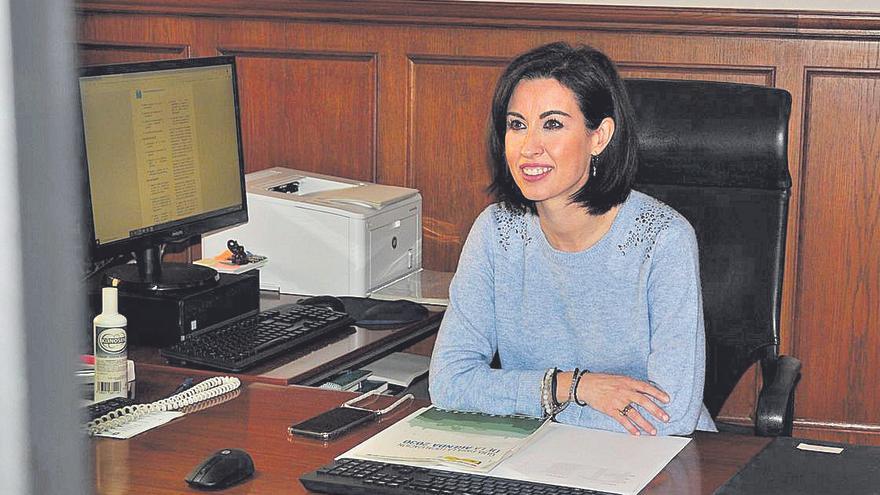 La alcaldesa de Ejea de los Caballeros, la socialista Teresa Ladrero.
