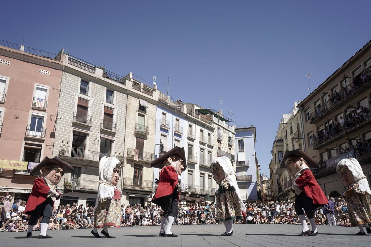 La imatgeria ha generat una gran expectació durant el diumenge de Festa Major de Manresa