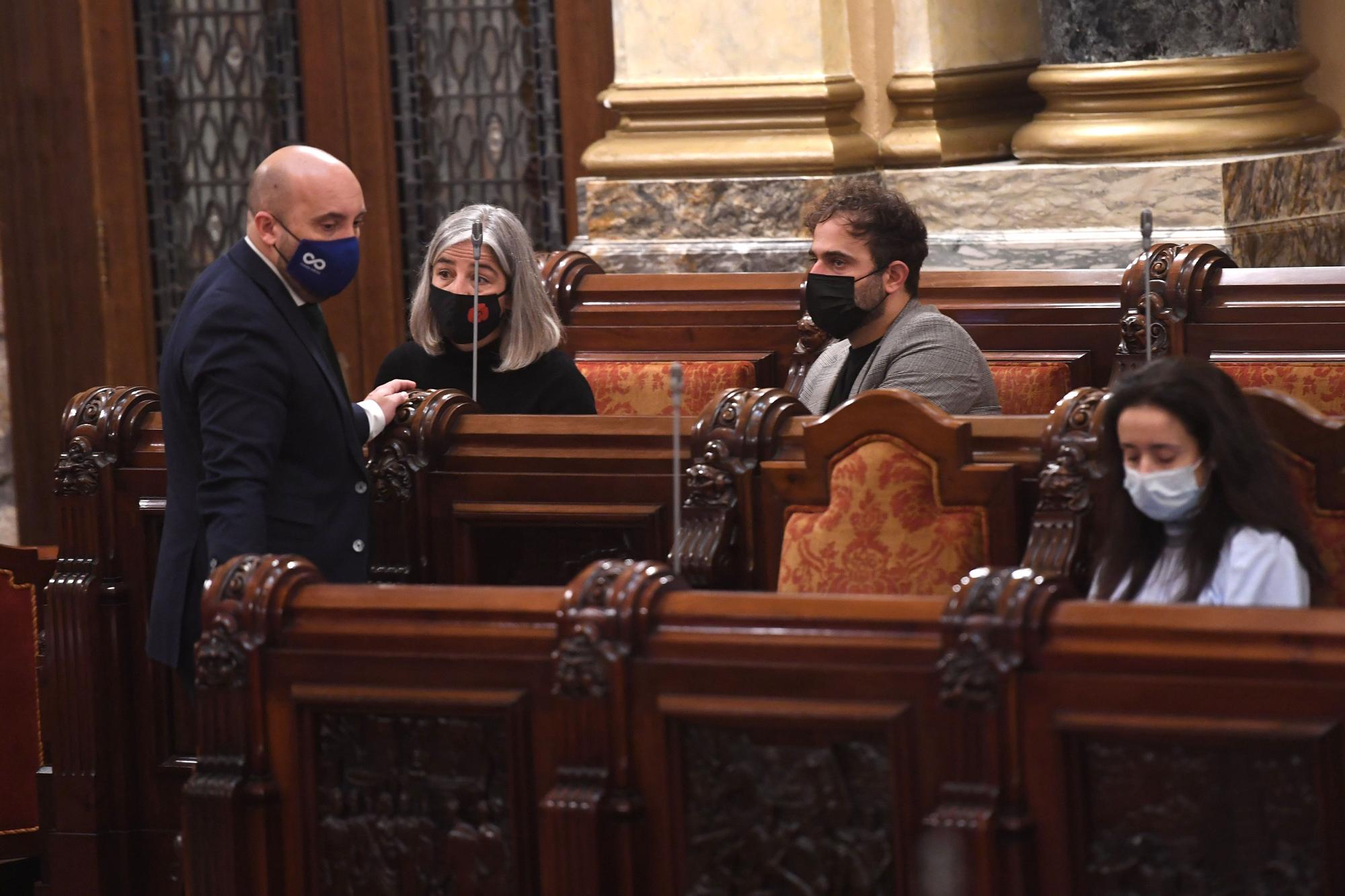 El pleno da vía libre al presupuesto municipal de A Coruña