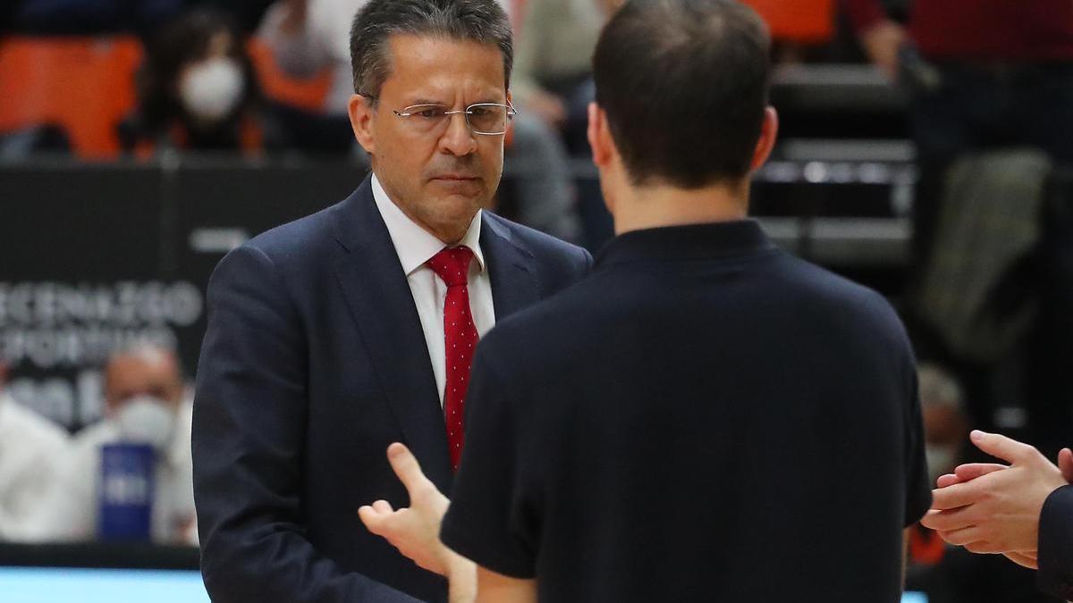 Pedro Martínez, en su última visita a La Fonteta