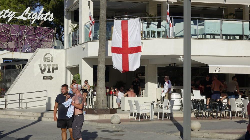 Magaluf se blinda contra los 'hooligans' ante el Inglaterra-Túnez