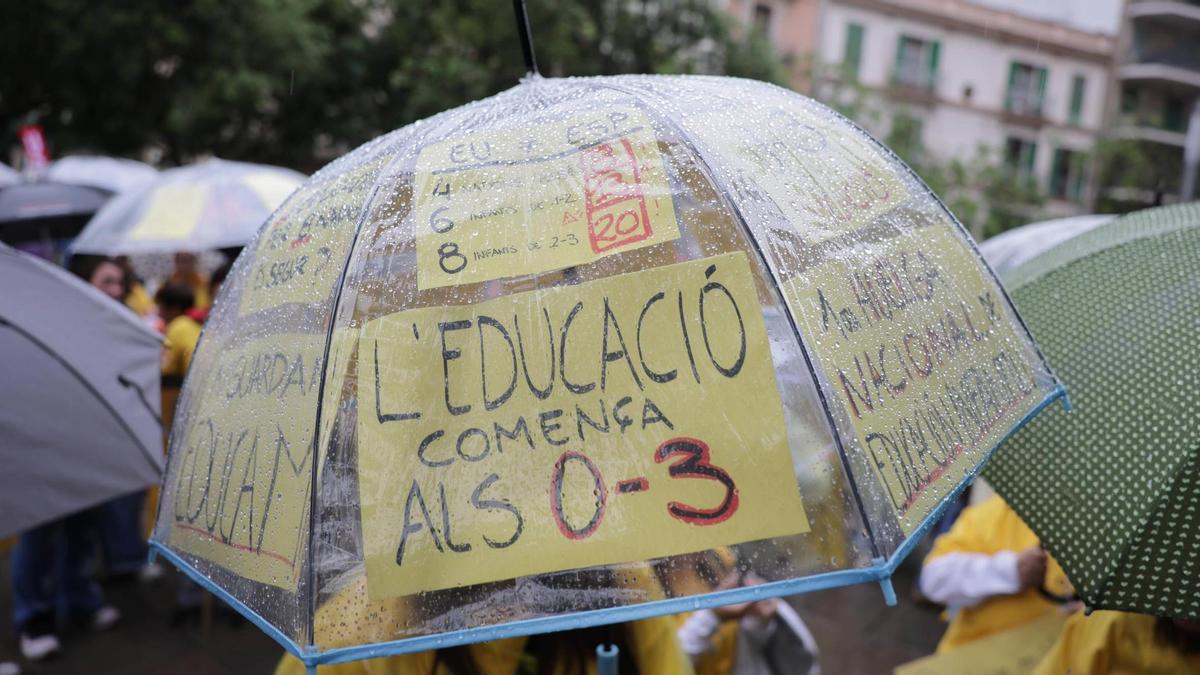 Imagen de una de las protestas celebradas en Palma el pasado mes de mayo.