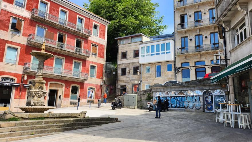 La reforma de Porta do Sol y Elduayen pega un estirón y recupera la Plaza del Paseo de Alfonso