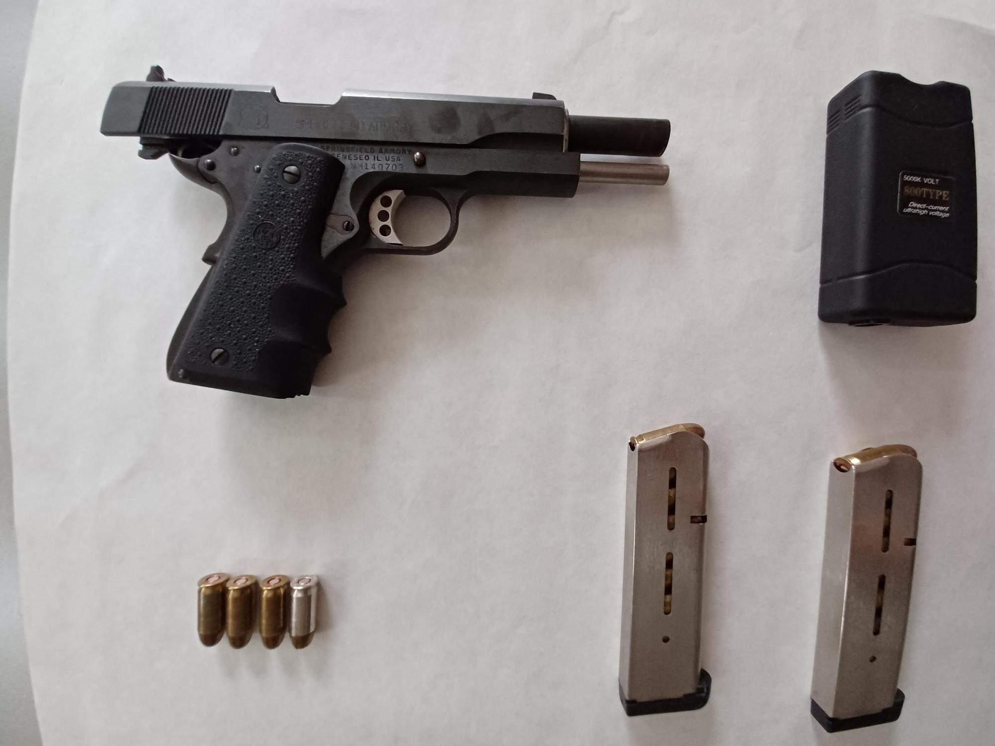 Armas incautadas