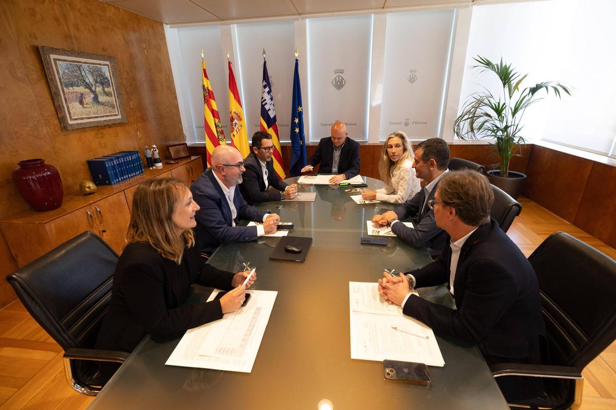 Consell de Alcaldes celebrado este viernes en la sede insular.