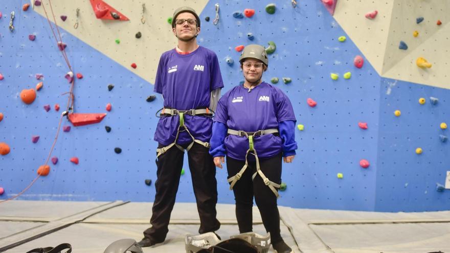 Dani, Xaira y Cristina, «en la montaña, nadie se queda atrás»