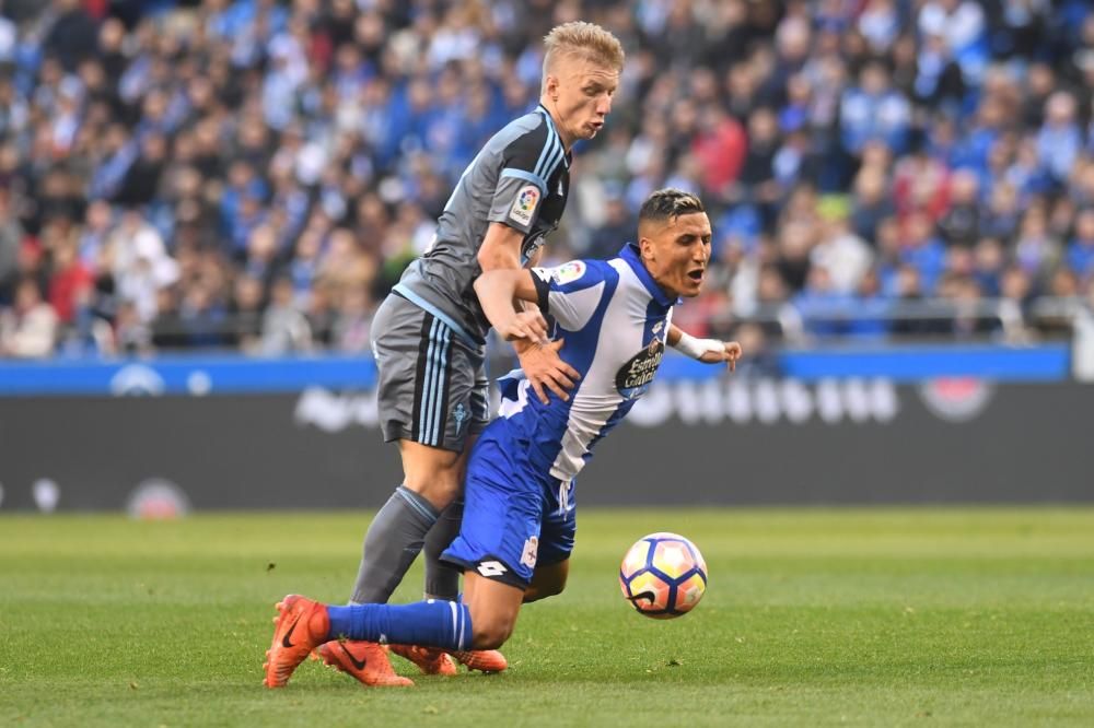 El Dépor cae en el derbi ante el Celta