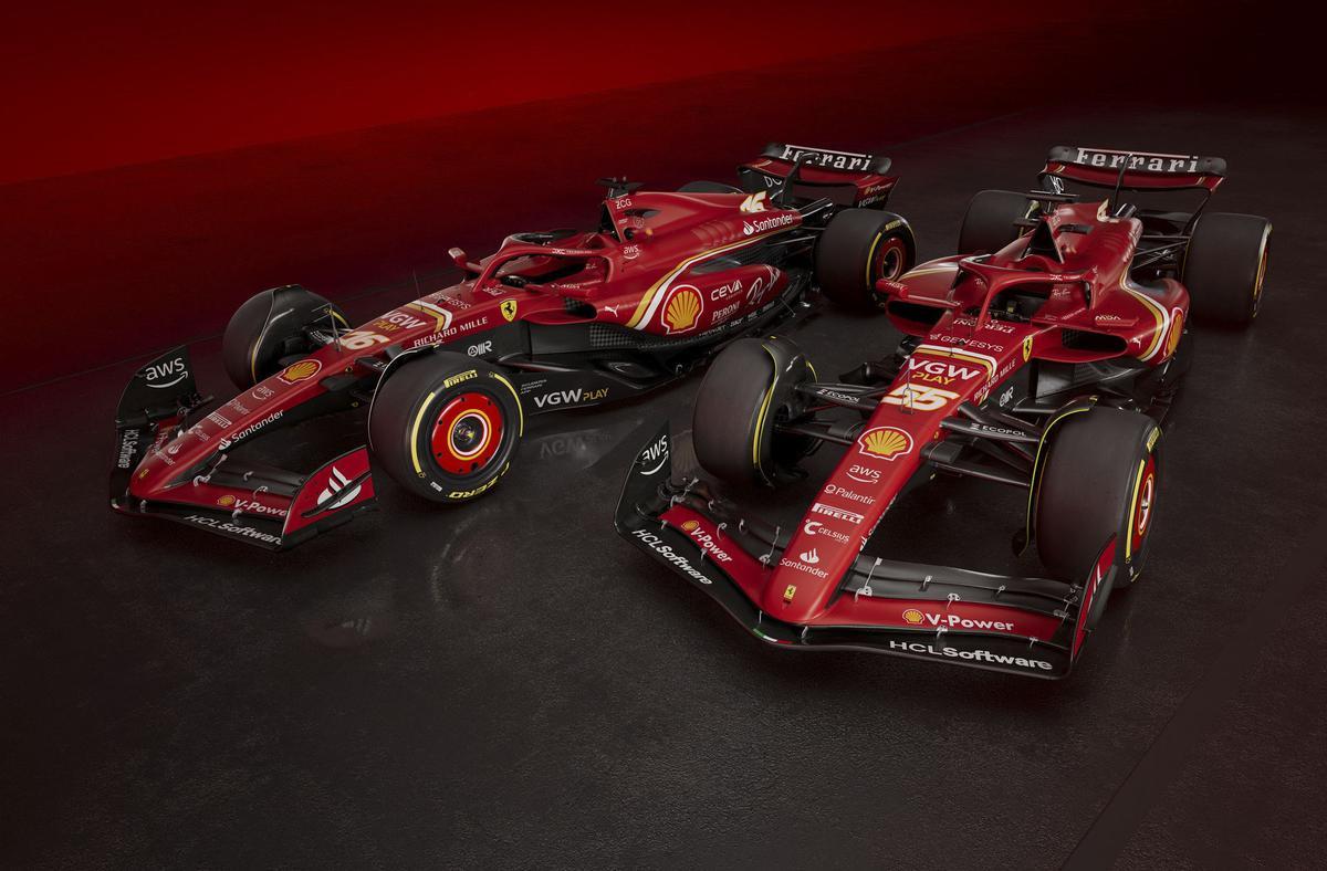 Fórmula 1: así es el nuevo Ferrari de Sainz y Leclerc