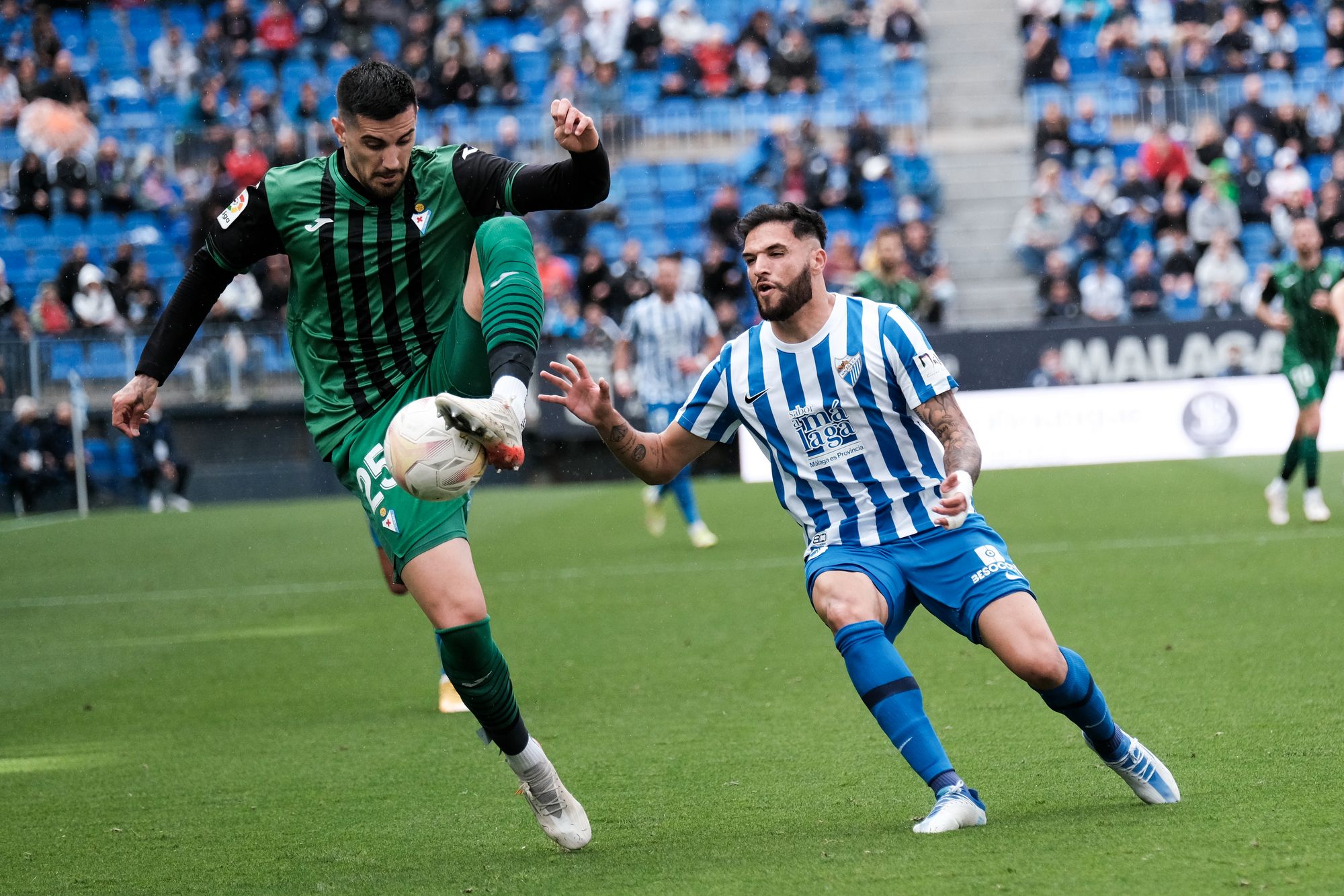 Las imágenes del Málaga CF - SD Éibar en La Rosaleda