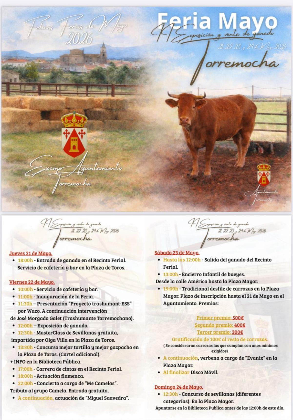 Programación de la feria.