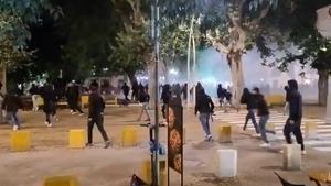 Imagen de uno de los vídeos que han subido testigos de los incidentes.