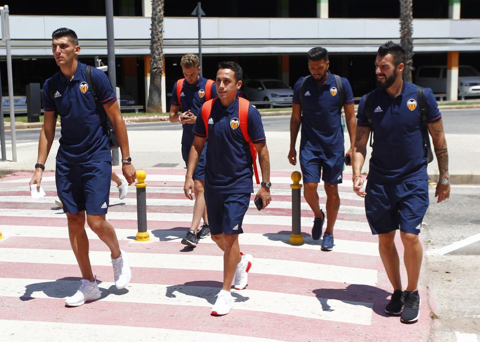 El Valencia CF pone rumbo a Évian-les-Bains