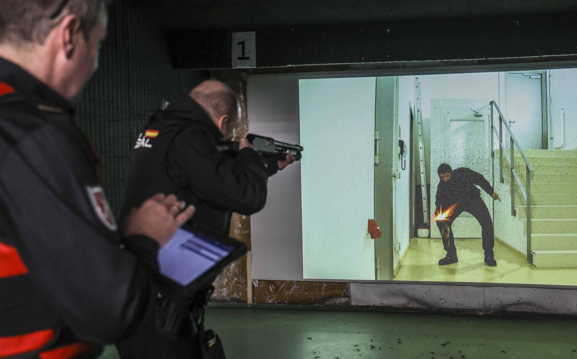 Nueva galería de tiro con munición real para la Policía Nacional de Alicante