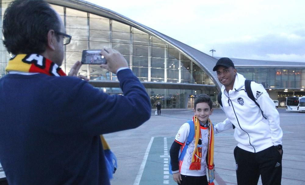 El Valencia ya está en Sevilla para el partido contra el Betis