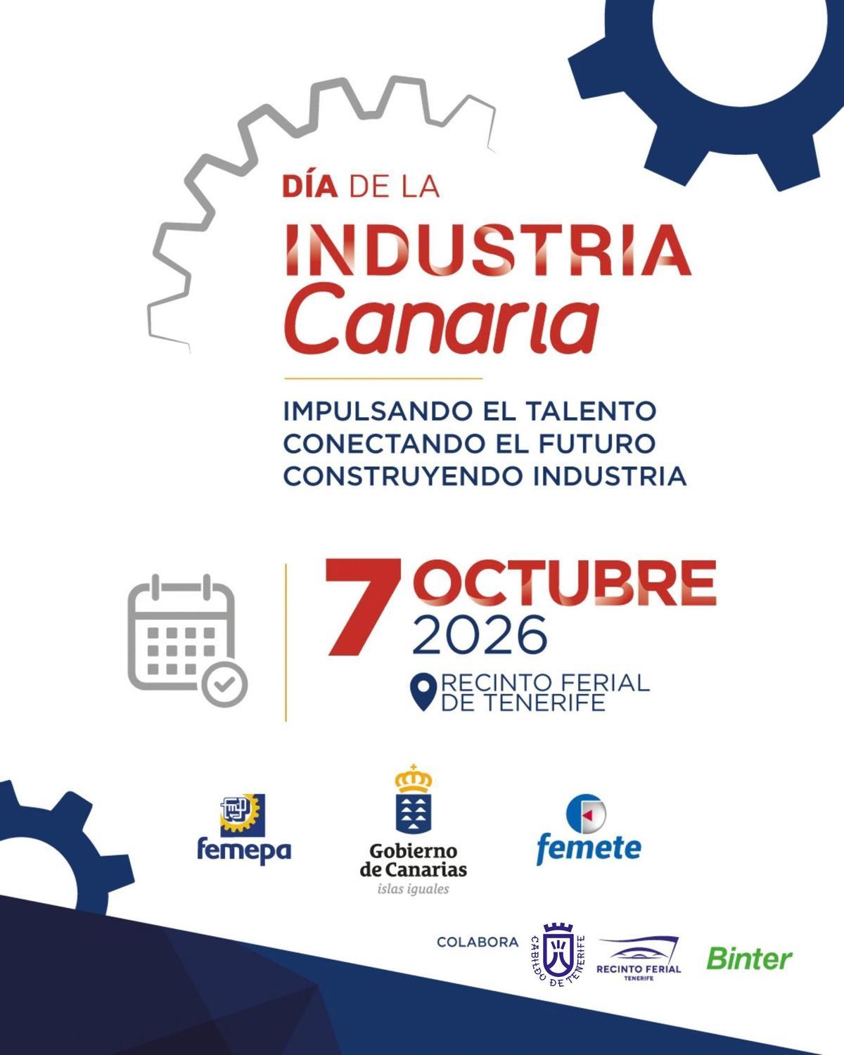 Cartel Día de la Industria Canaria