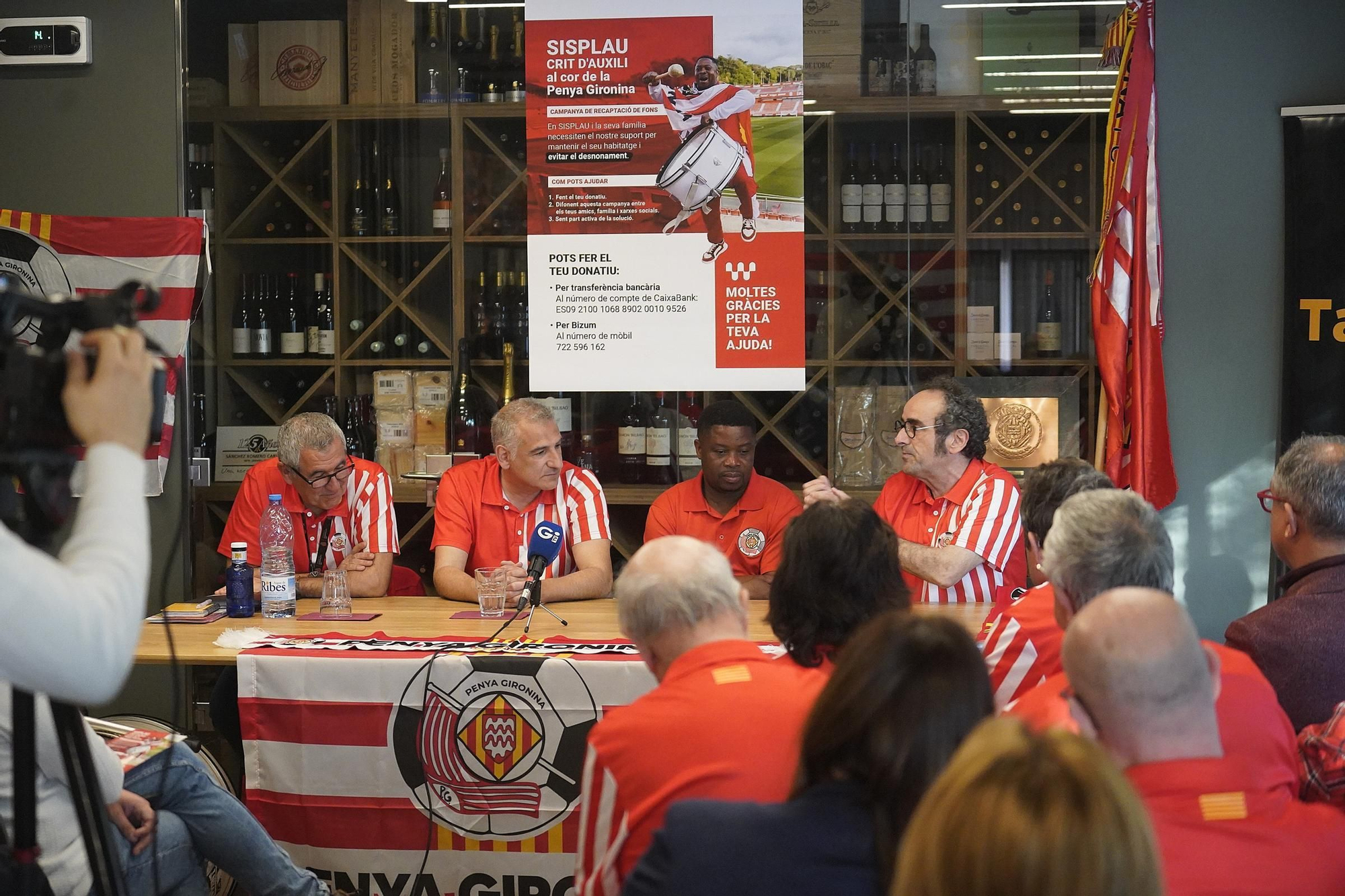 Les fotos de la presentació de la campanya de mecenatge per ajudar en Sisplau