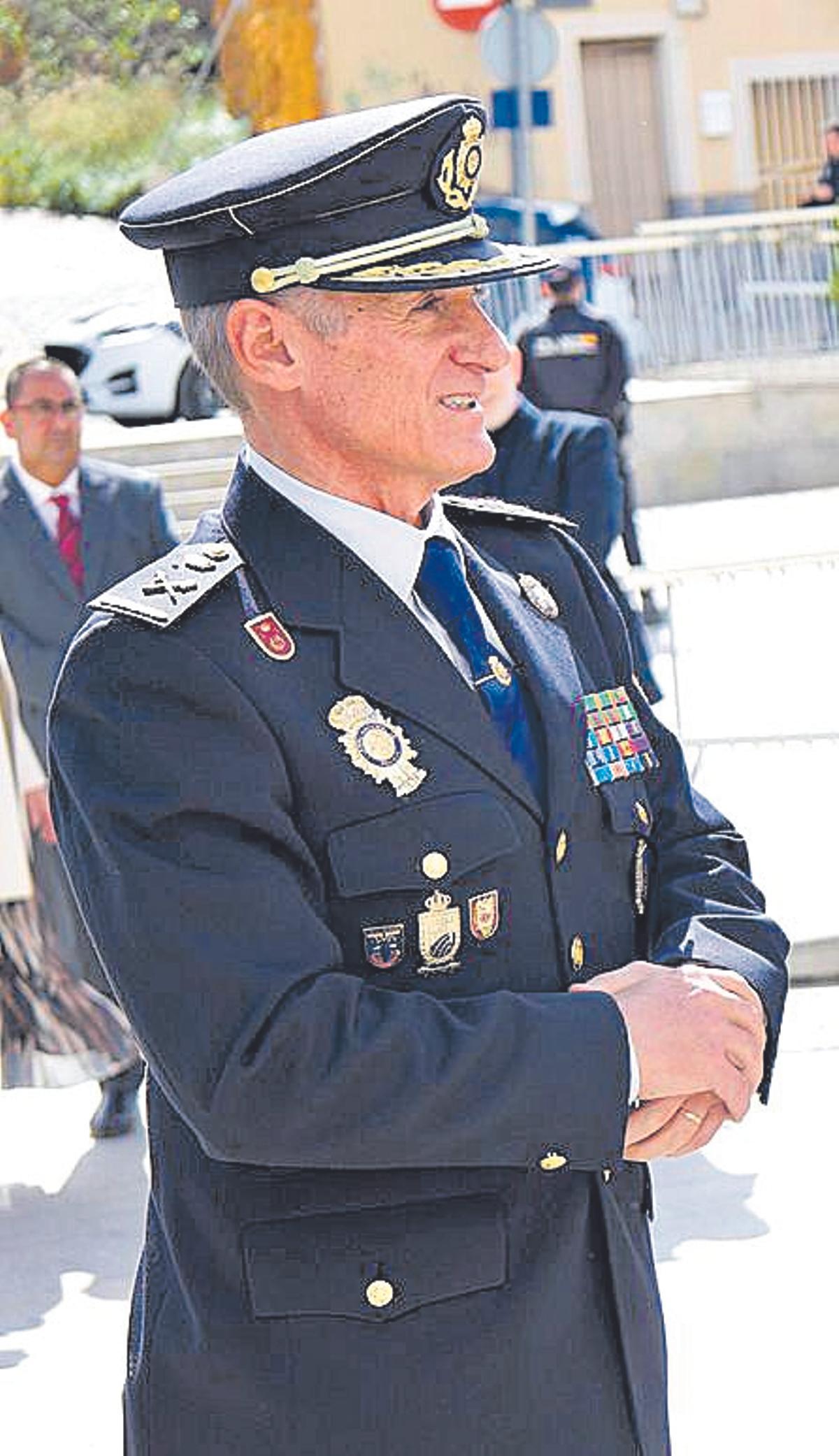 Ignacio del Olmo, jefe superior de la Policía Nacional en la Región de Murcia.