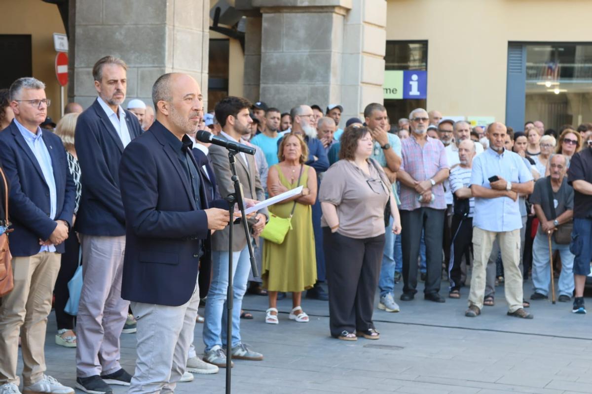 Minut de silenci pel crim de Carles Vilajosana a Manresa