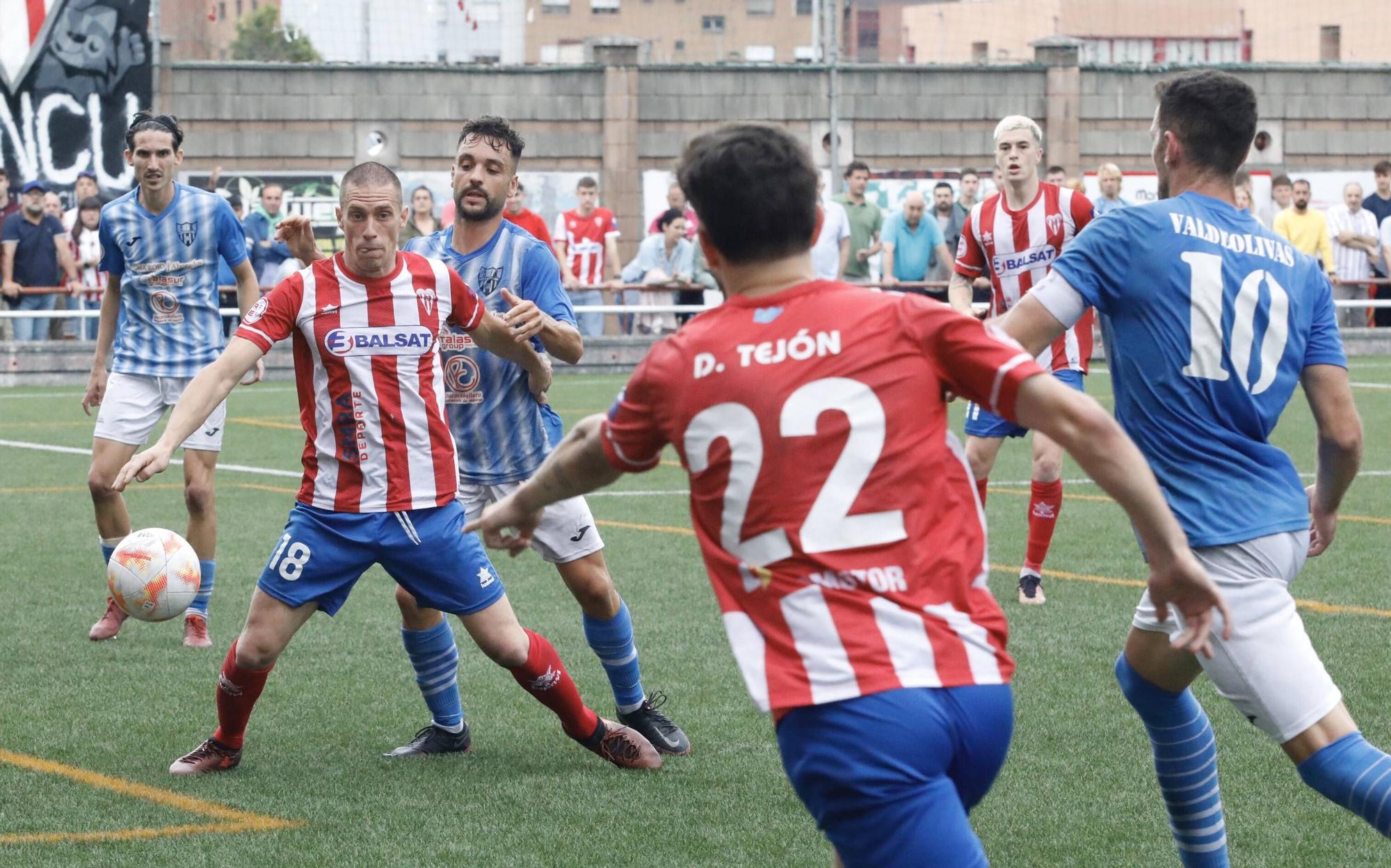 L'Entregu se queda con la miel en los labios: el conjunto del Nuevo Nalón cae por 2-0 ante La Unión y se queda sin ascenso