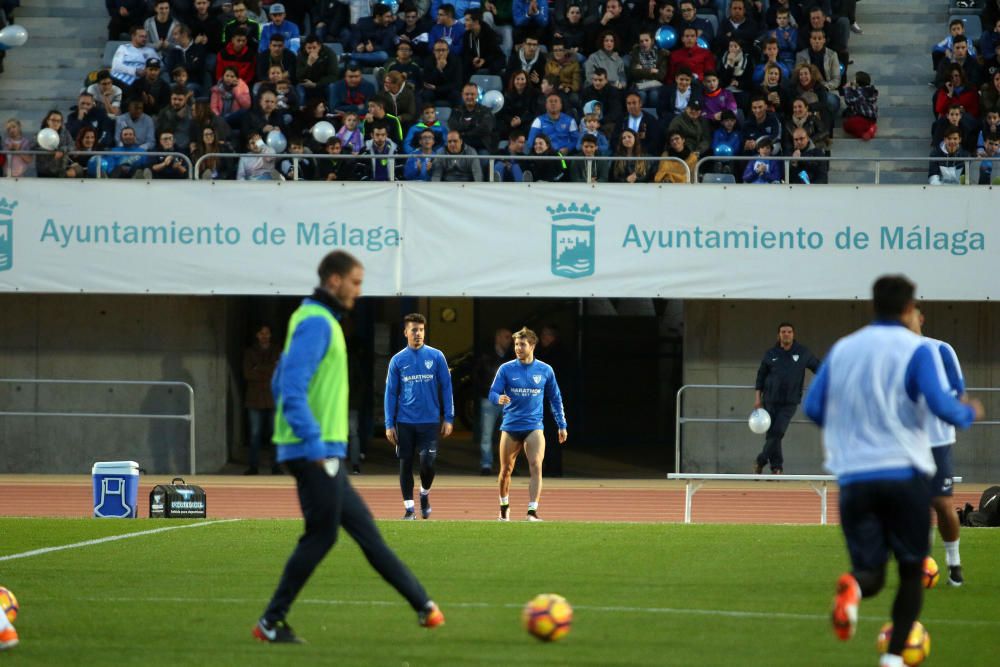 Jornada de puertas abiertas del Málaga CF