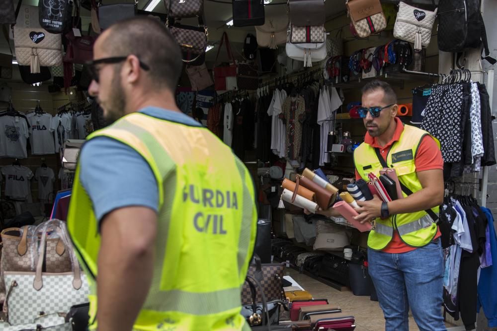 Operació de la Guàrdia Civil contra les falsificacions a Lloret de Mar