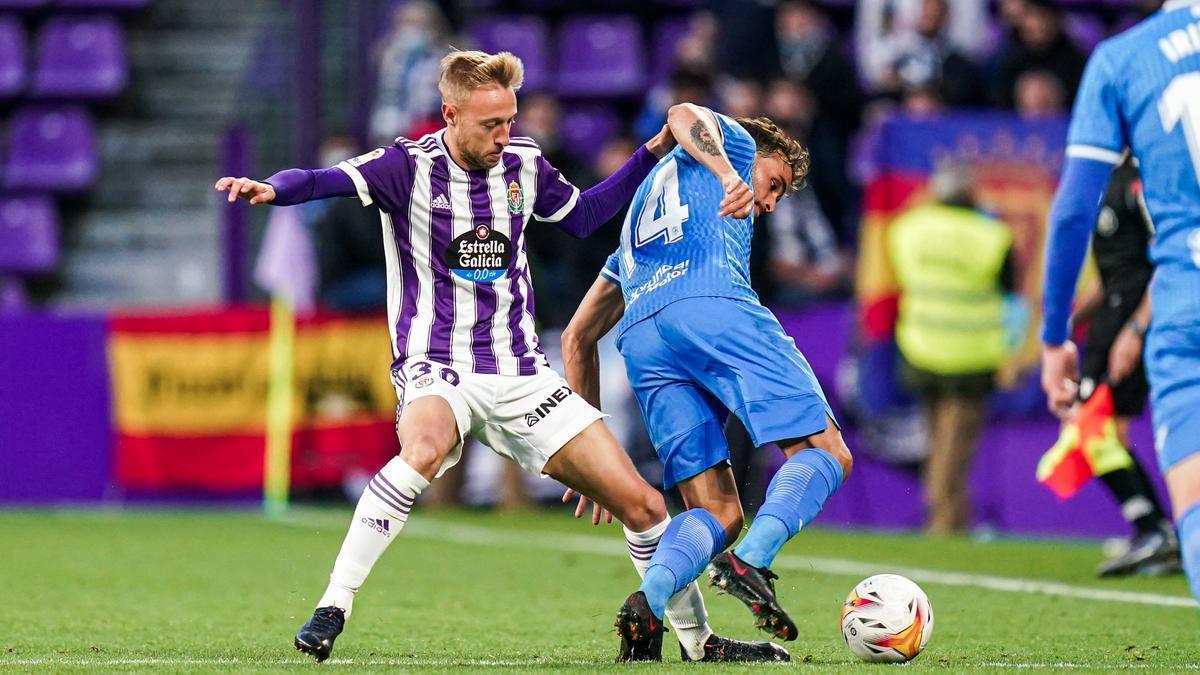 Víctor Narro con el Valladolid