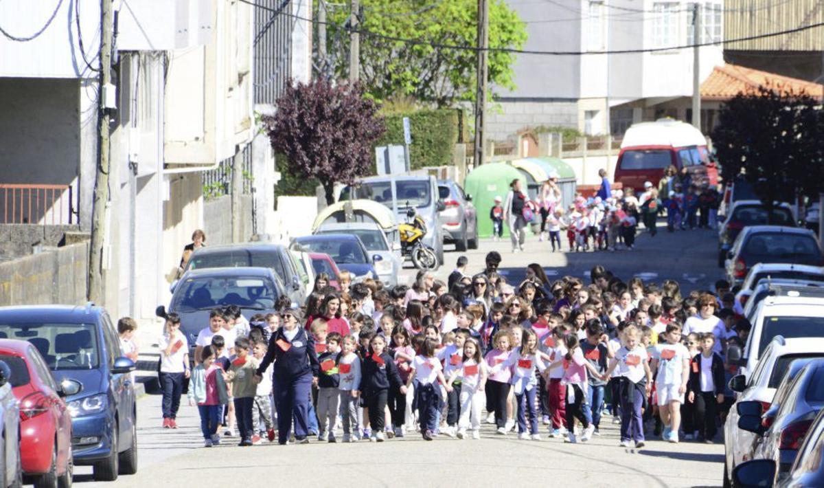 Un momento de la Carrera/andaina solidaria de Pascua.