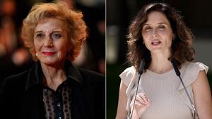 Marisa Paredes e Isabel Díaz Ayuso
