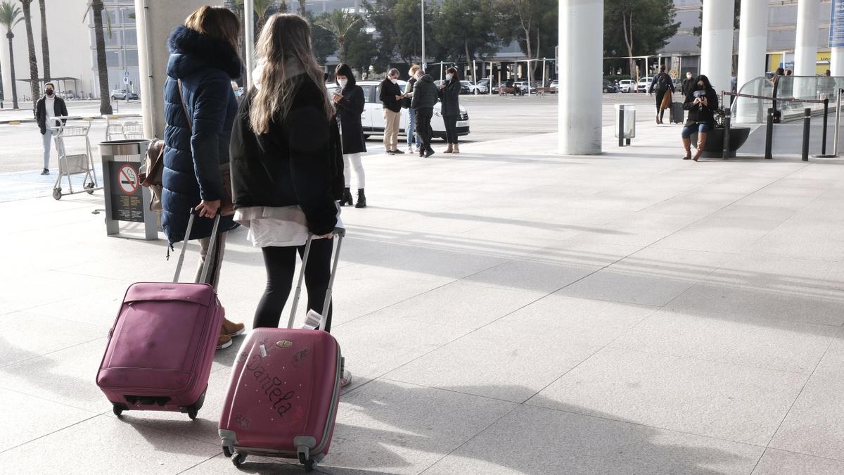 Una pareja de turistas