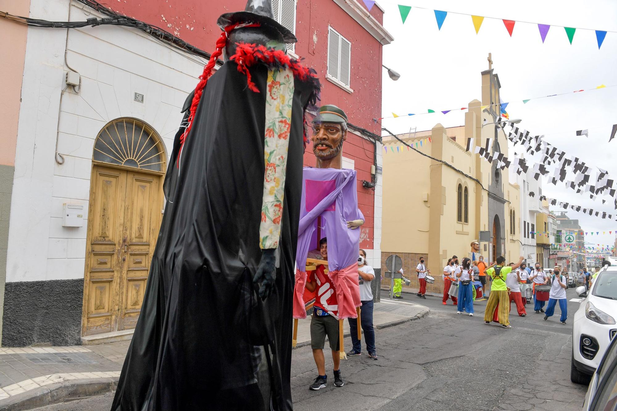 Pasacalles anunciador de las fiestas del Carmen en La Isleta (06/07/2021)