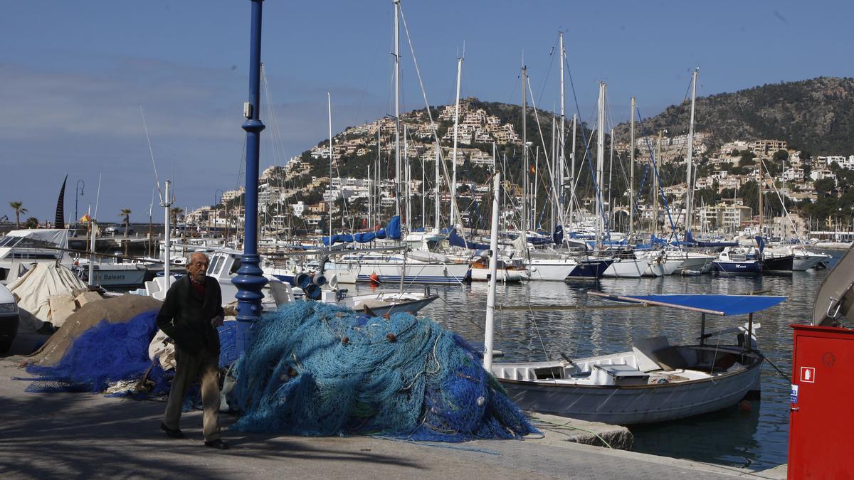 Imagen de la zona portuaria del Port d'Andratx.