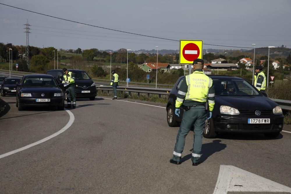 Coronavirus en Asturias: Control policiales y militares en Asturias