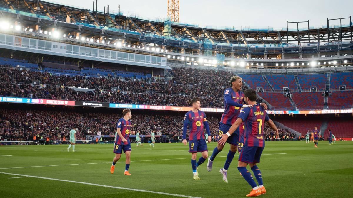 Las obras del Spotify Camp Nou siguen avanzando