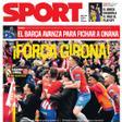 La portada de SPORT de hoy, sábado 10 de febrero