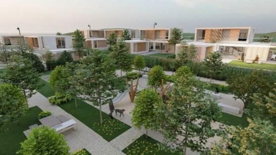 En venta los terrenos de la urbanización prevista en Quintán, Cambre