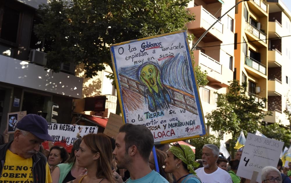 Manifestaciones contra la crisis climática