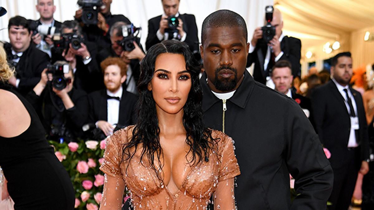 Kim Kardashian y Kanye West en la gala MET 2019