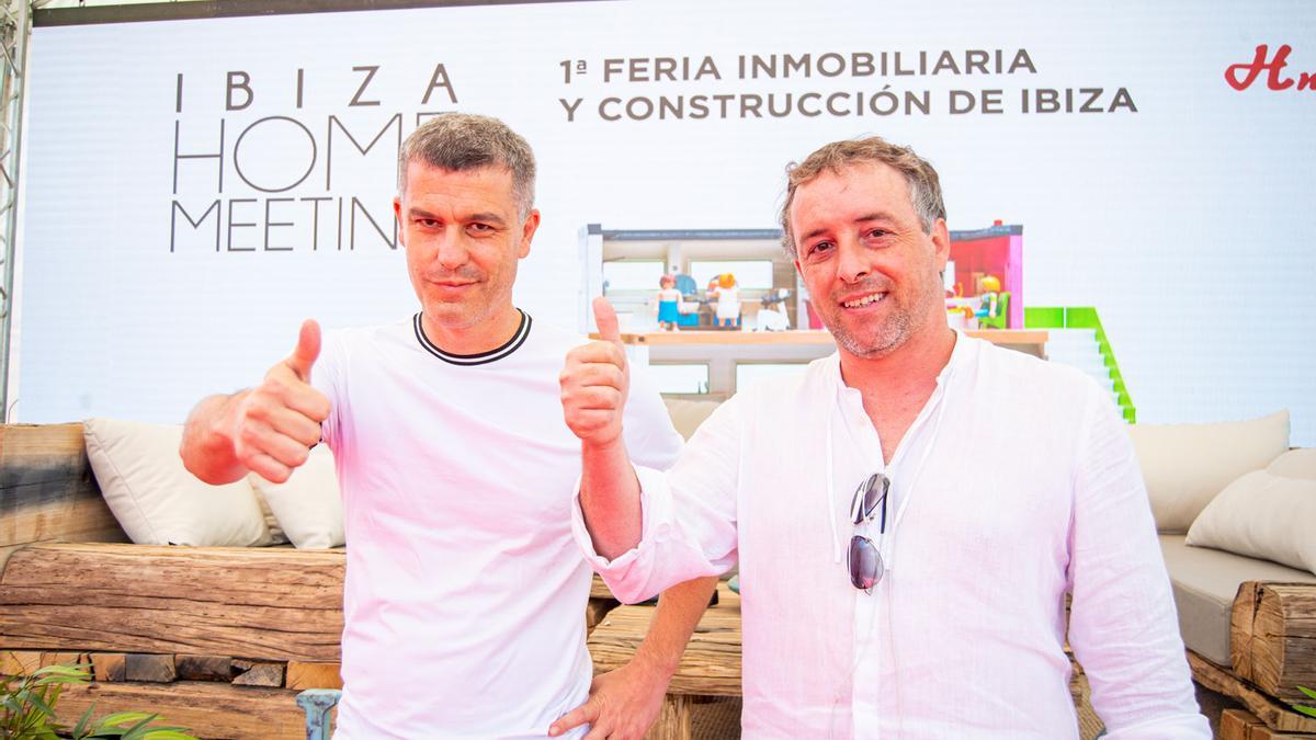Marc Rahola y Pep Parrot en Ibiza Home Meeting 2021. La segunda edición de la feria se celebrará en octubre en el Recinto Ferial de Ibiza.