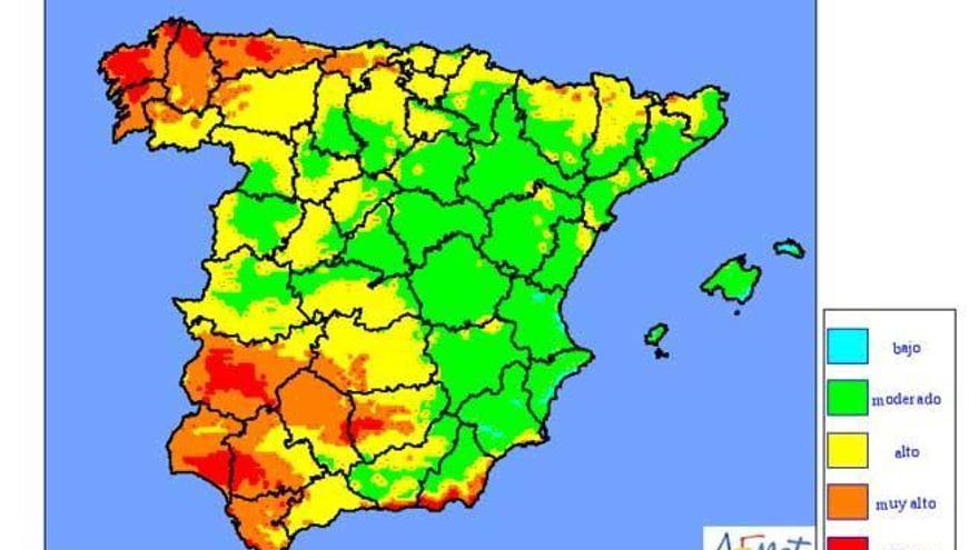 Comienza la época de peligro alto de incendio en Extremadura