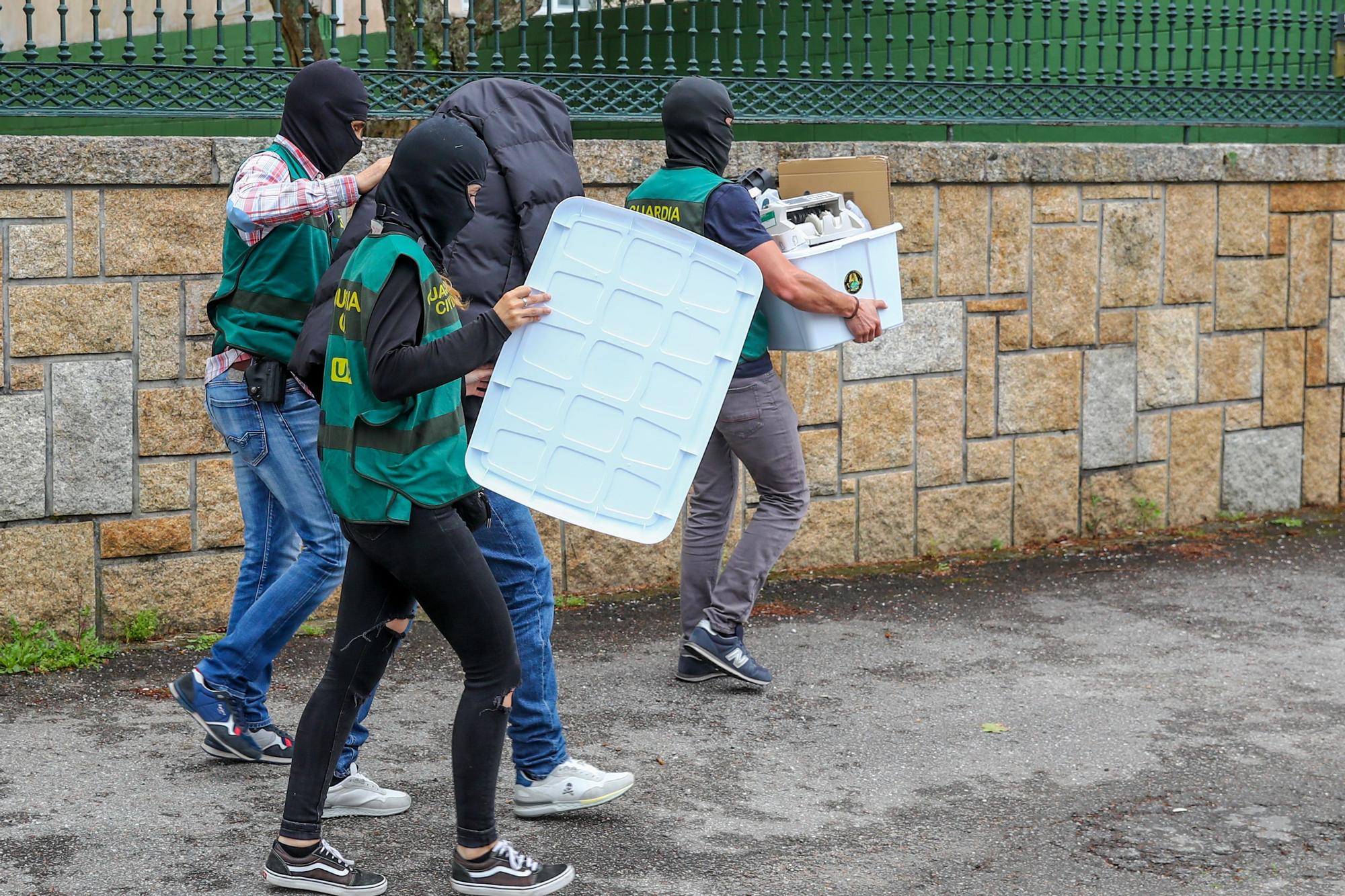 Vilagarcía, Ponteareas y Tui, escenarios de un nuevo golpe a la droga